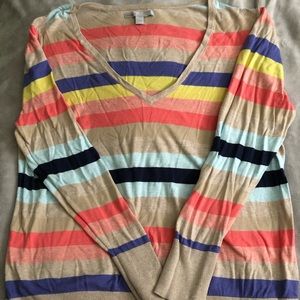 Old Navy multi striped sweater